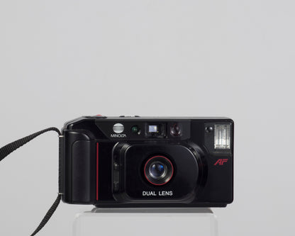 The Minolta Freedom DL (better known as the AF-DL) is a dual lens 35mm point-and-shoot from the late 1980s
