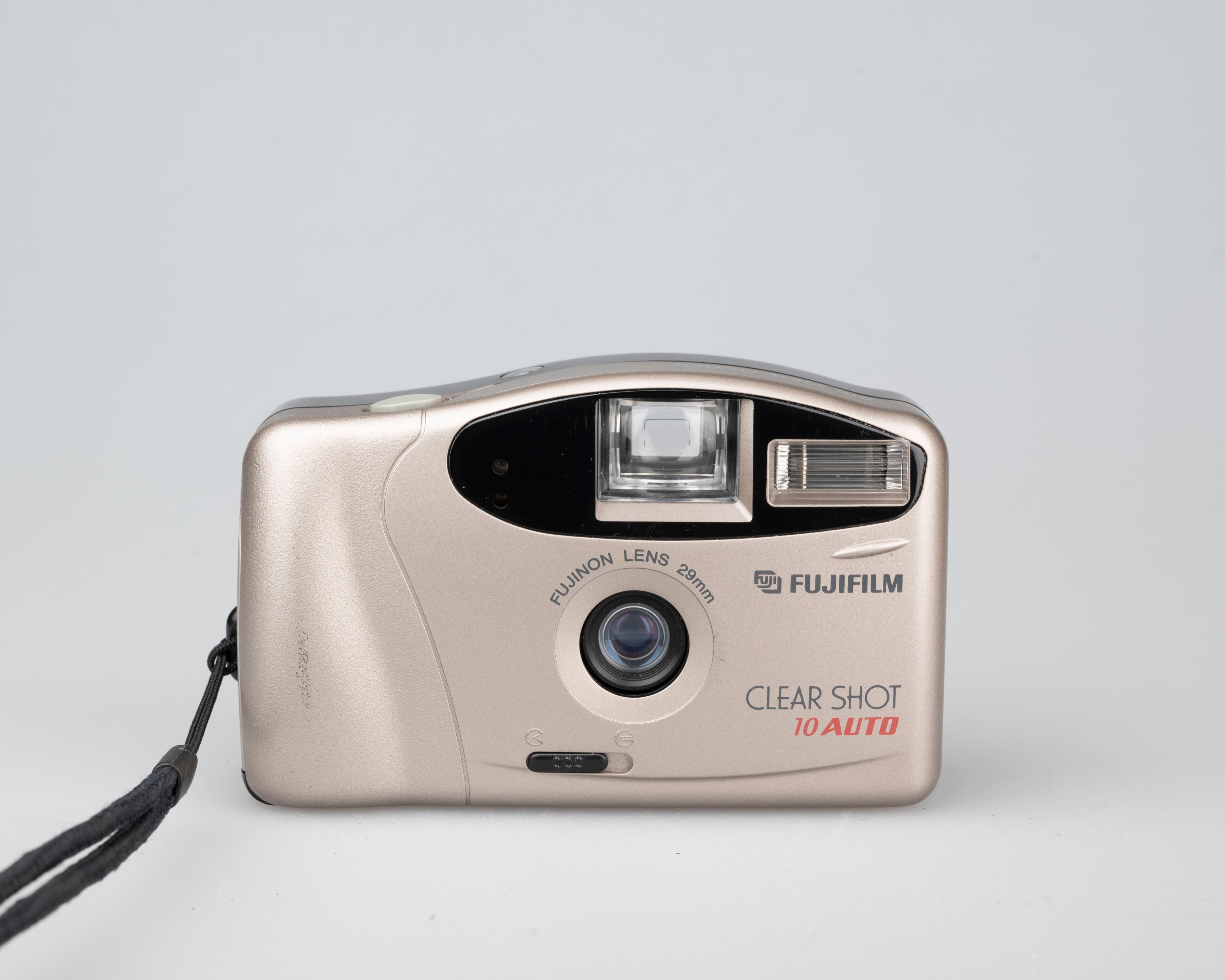 Fujifilm Clear Shot 10 Auto 35mm film camera w/ case – New Wave Pool