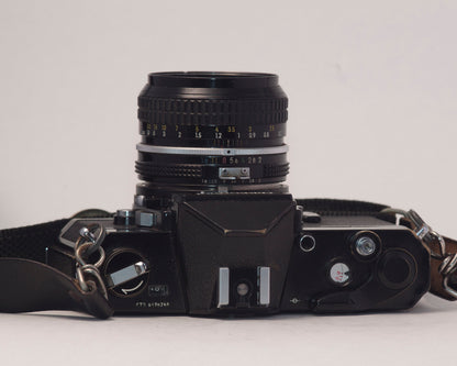 Reflex Nikkormat FT3 35 mm + objectif Nikon 50 mm f2