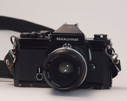 Reflex Nikkormat FT3 35 mm + objectif Nikon 50 mm f2