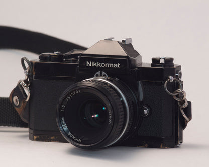 Reflex Nikkormat FT3 35 mm + objectif Nikon 50 mm f2
