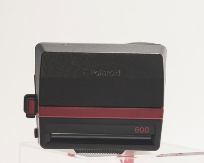 Red Polaroid 600 Cool Cam instant camera