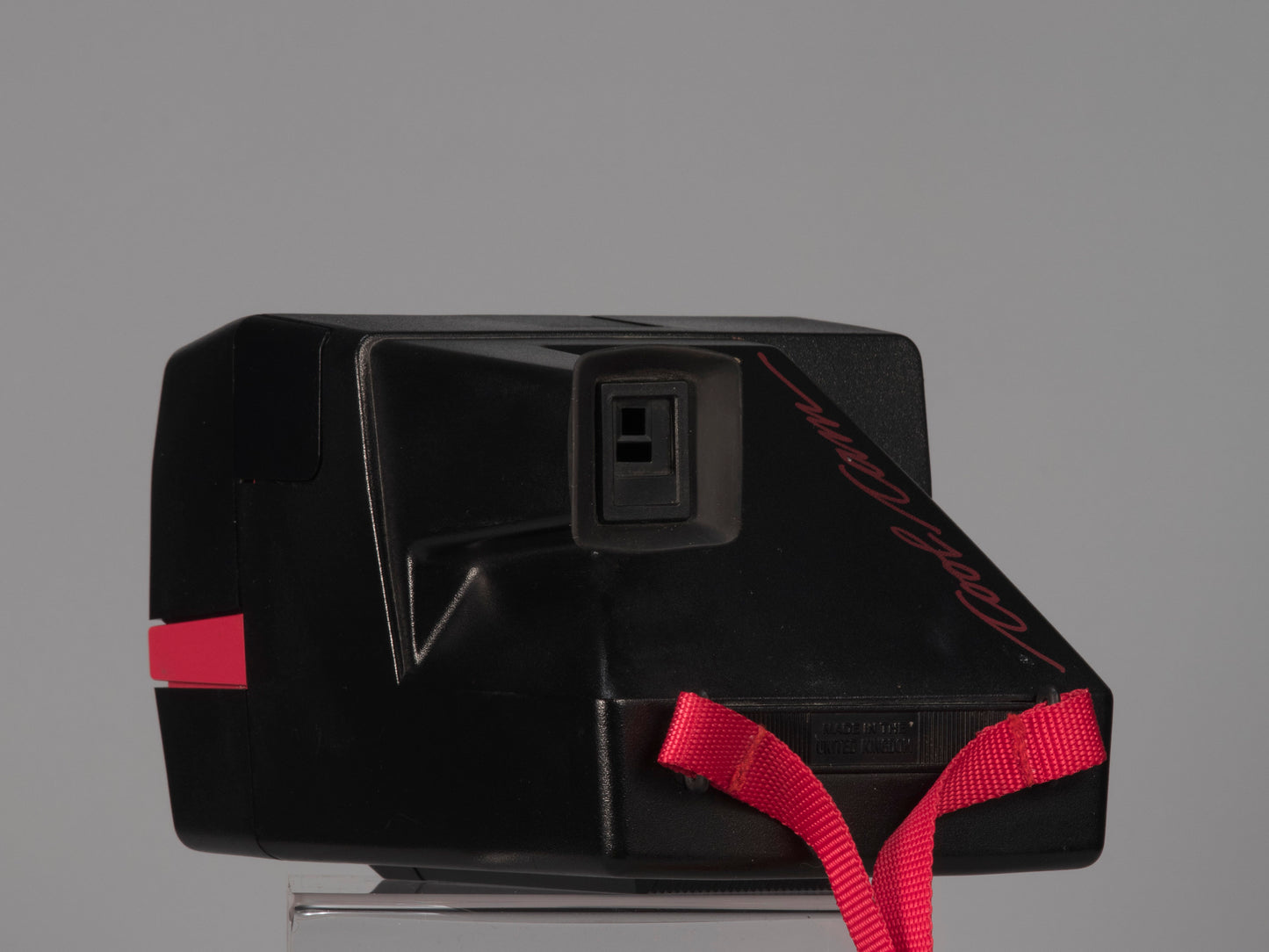 Red Polaroid 600 Cool Cam instant camera