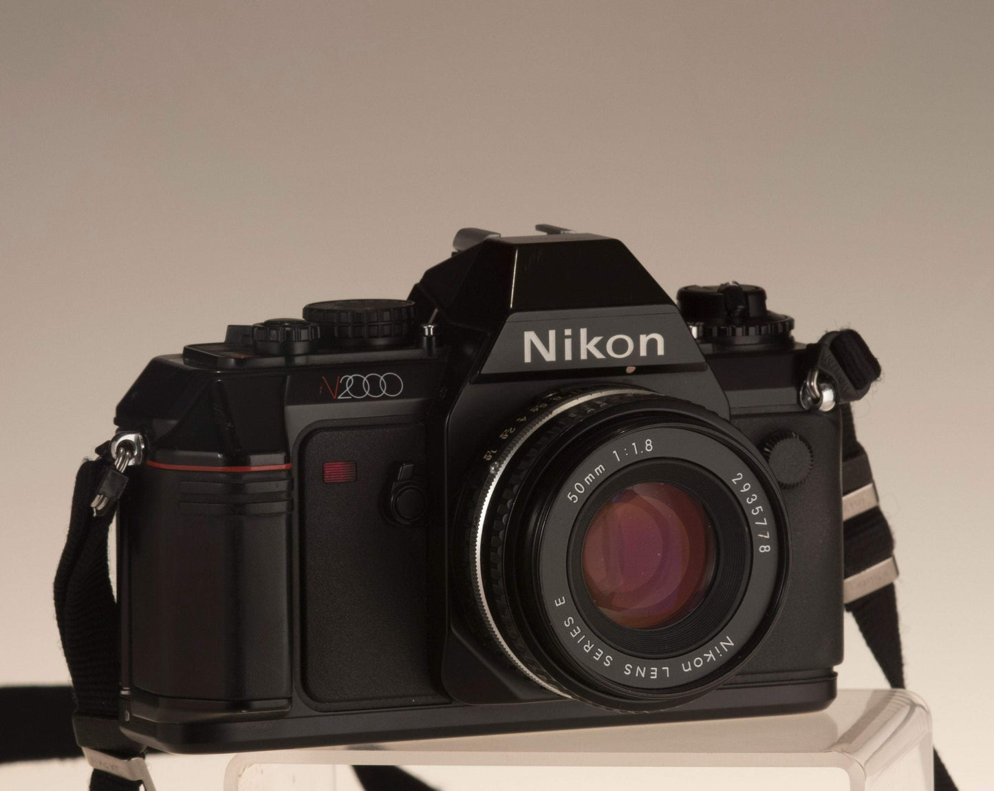 Nikon N2000 35mm film SLR + 50mm f1.8 lens