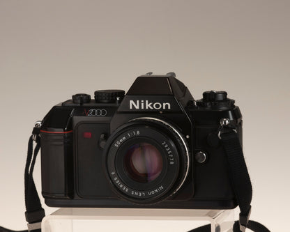 Nikon N2000 35mm film SLR + 50mm f1.8 lens