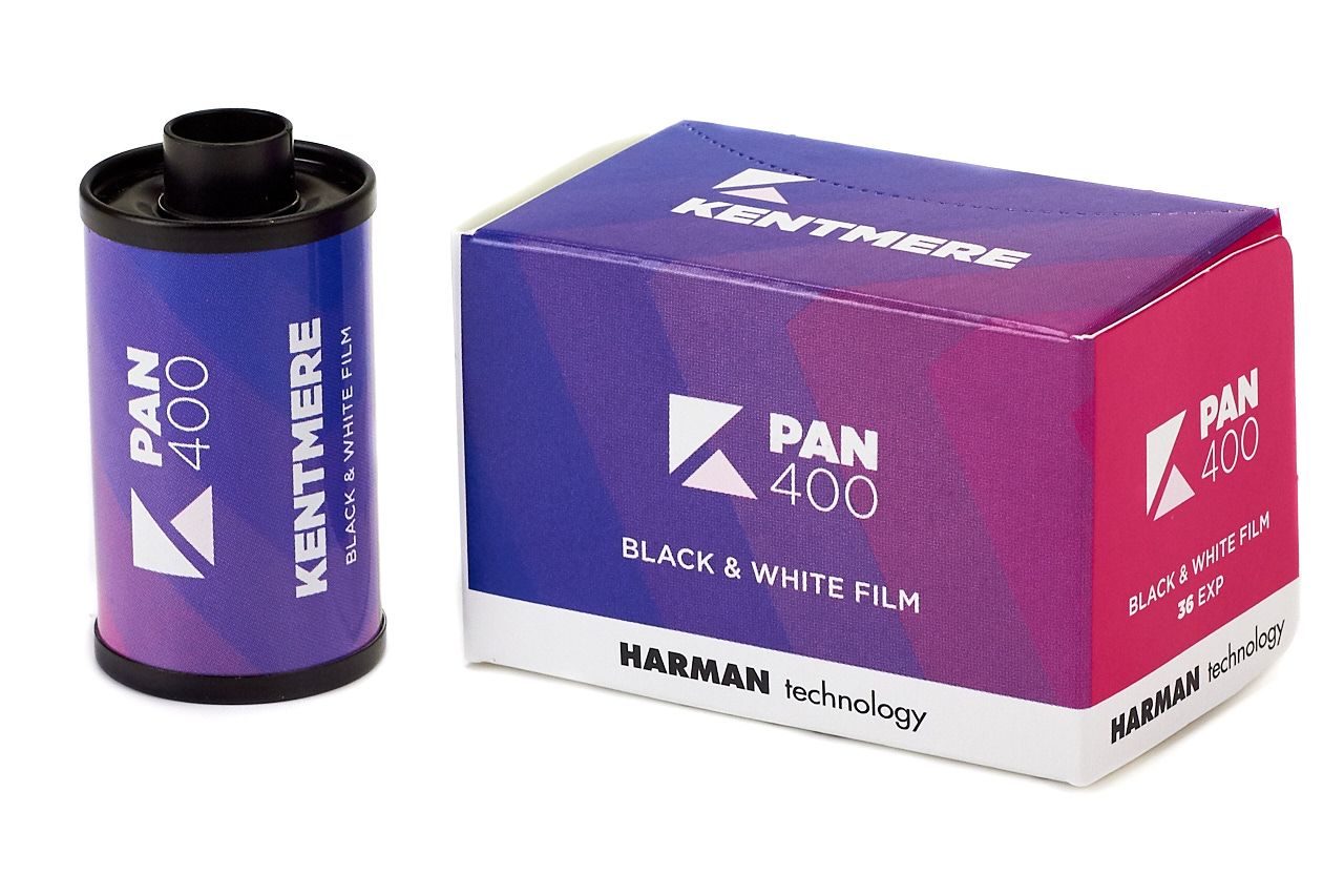 Assortiment de film Ilford et Kentmere 3 mm (quatre rouleaux de 36 poses)