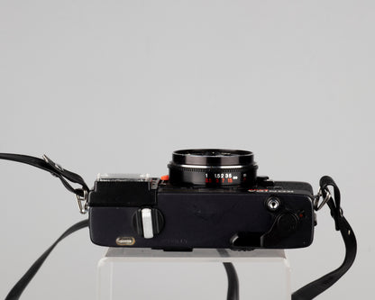Konica C35 EF 35mm film camera w/original ever-ready case (serial 232840)