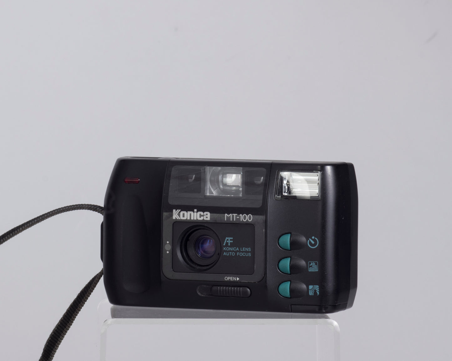 The Konica MT-100 is a 35mm point-and-shoot camera from 1989