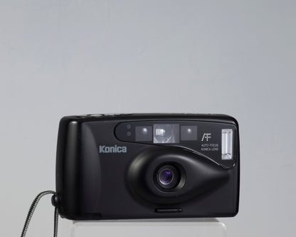 Appareil photo AF-300 35 mm de Konica TOP avec boîte, étui et manuel d'origine (série 2732081)