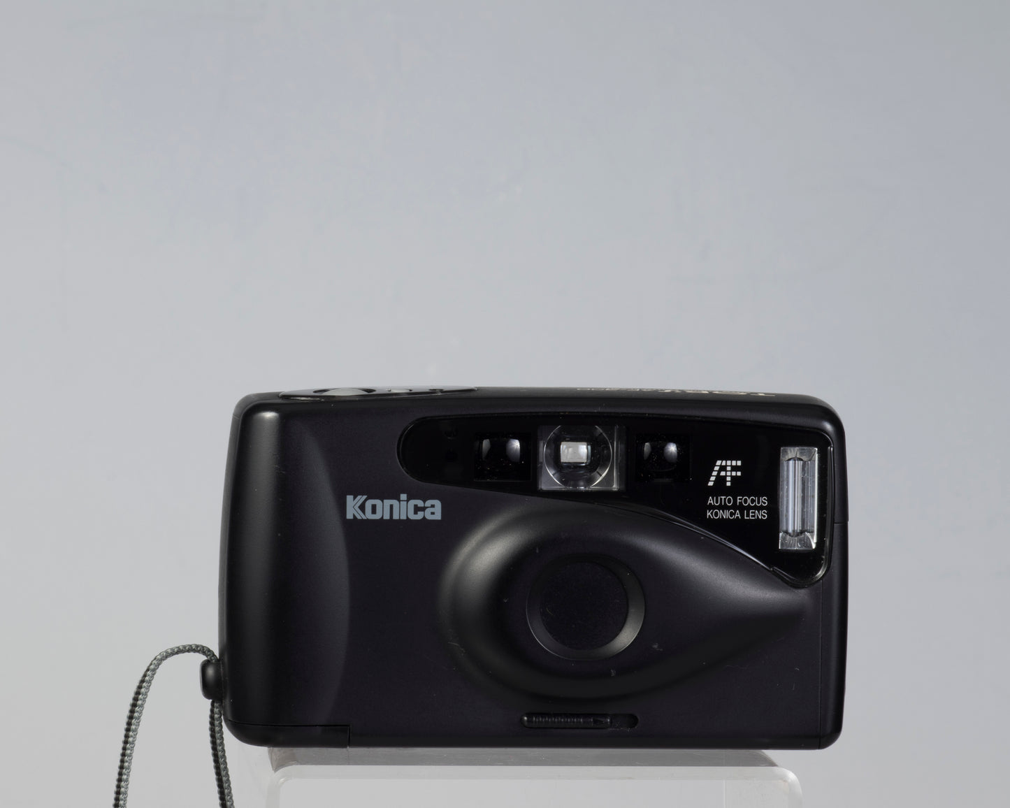 Appareil photo AF-300 35 mm de Konica TOP avec boîte, étui et manuel d'origine (série 2732081)