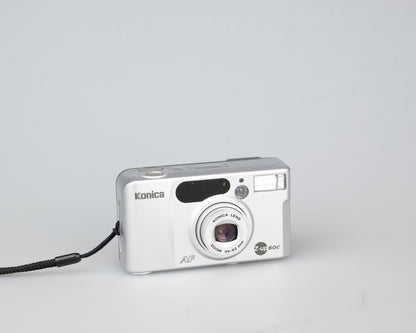 Konica Z-Up 60e 35 mm ultra-compact avec étui d'origine et manuel (série 6699436)