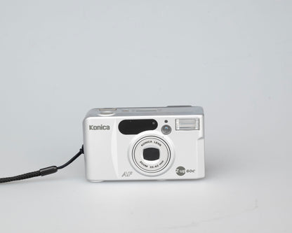 Konica Z-Up 60e 35 mm ultra-compact avec étui d'origine et manuel (série 6699436)