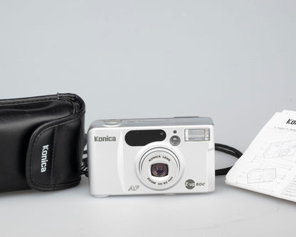 Konica Z-Up 60e 35 mm ultra-compact avec étui d'origine et manuel (série 6699436)