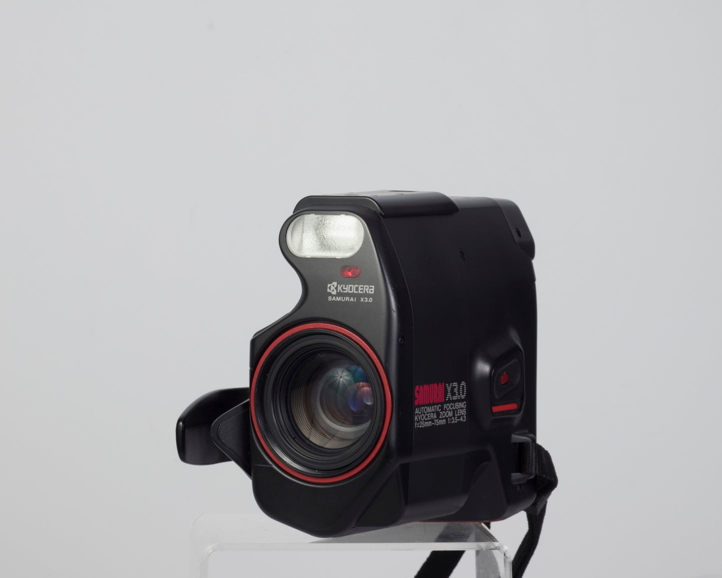 The Kyocera (Yashica) Samurai X3.0 half-frame 35mm SLR