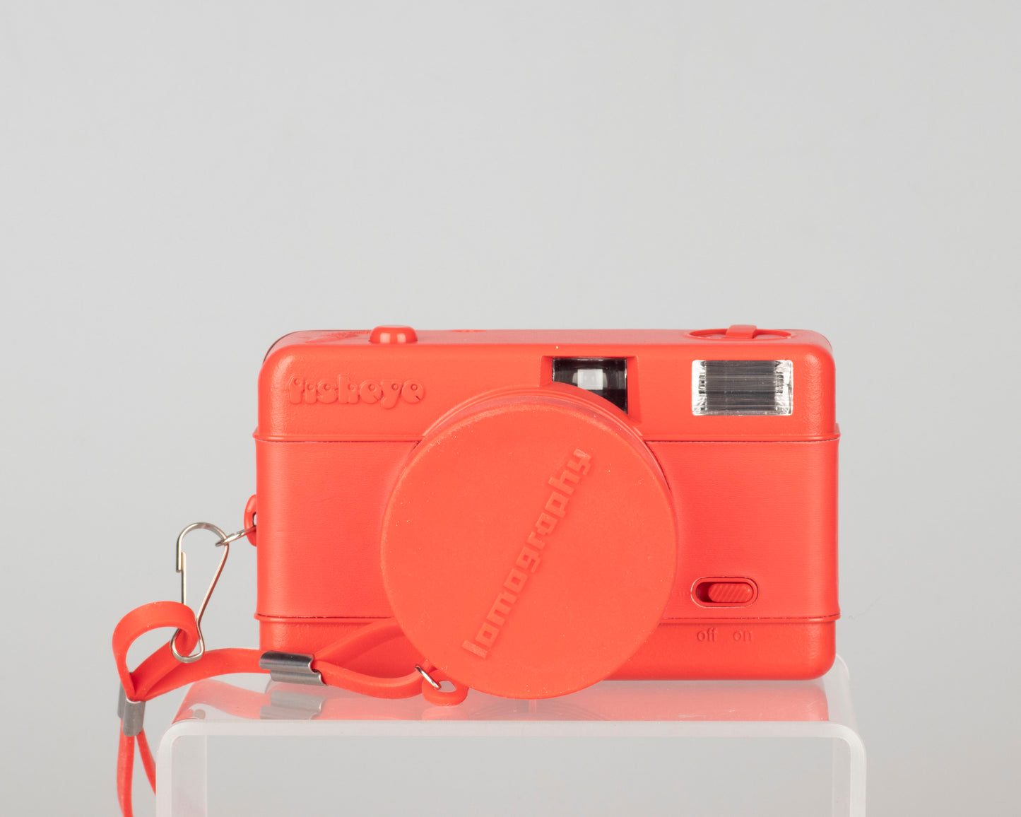 Lomography Fisheye One 35mm film camera red version (serial 0858653)
