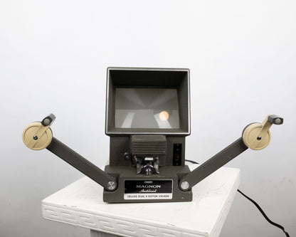 Magnon D-300 Instadual Deluxe Dual Super 8 and 8mm Viewer/Editor