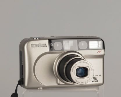 Appareil photo Minolta Riva Zoom 90 Date 35 mm avec boîte, étui et manuel d'origine