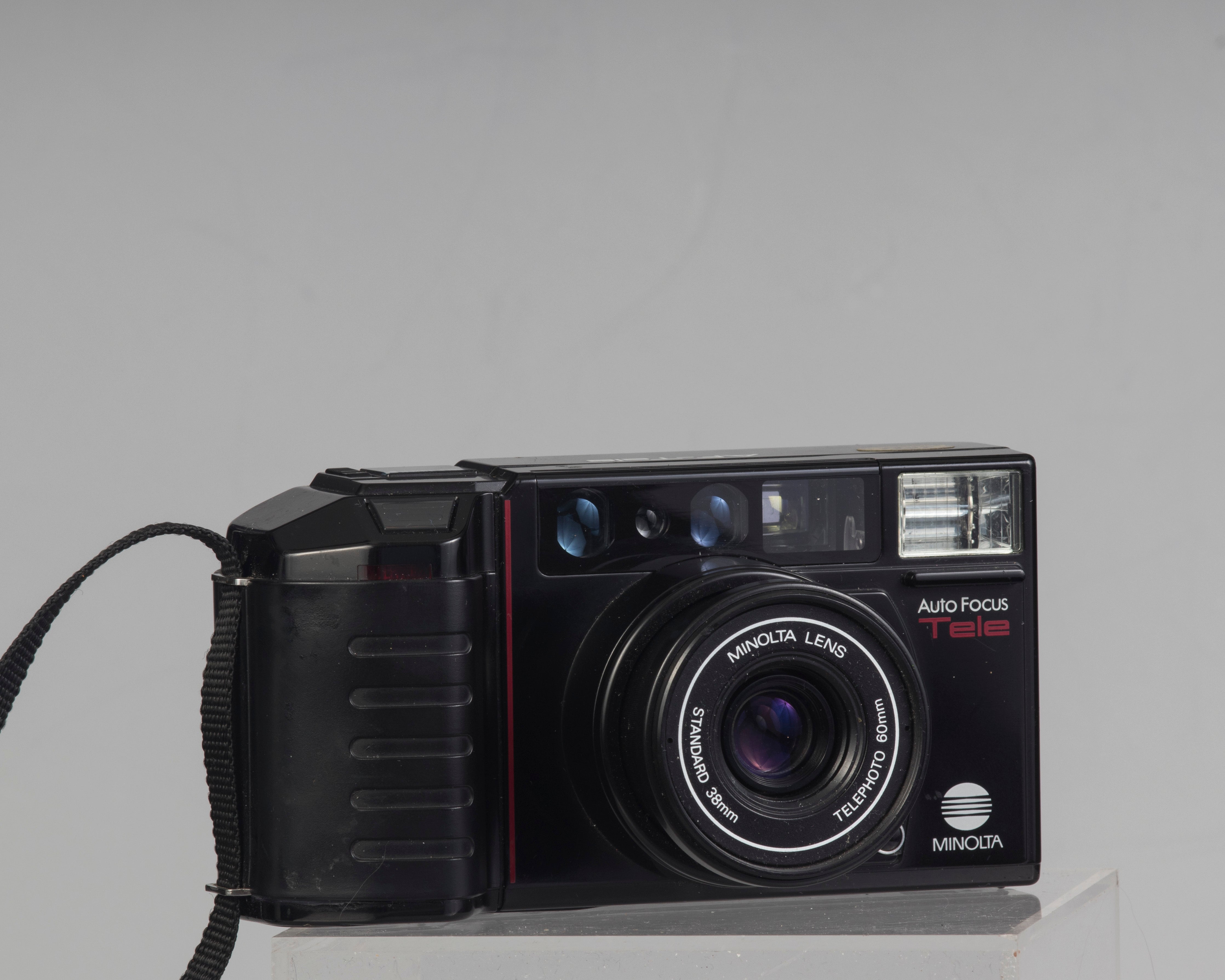 Minolta AF Tele dual lens 35mm point-and-shoot film camera (serial
