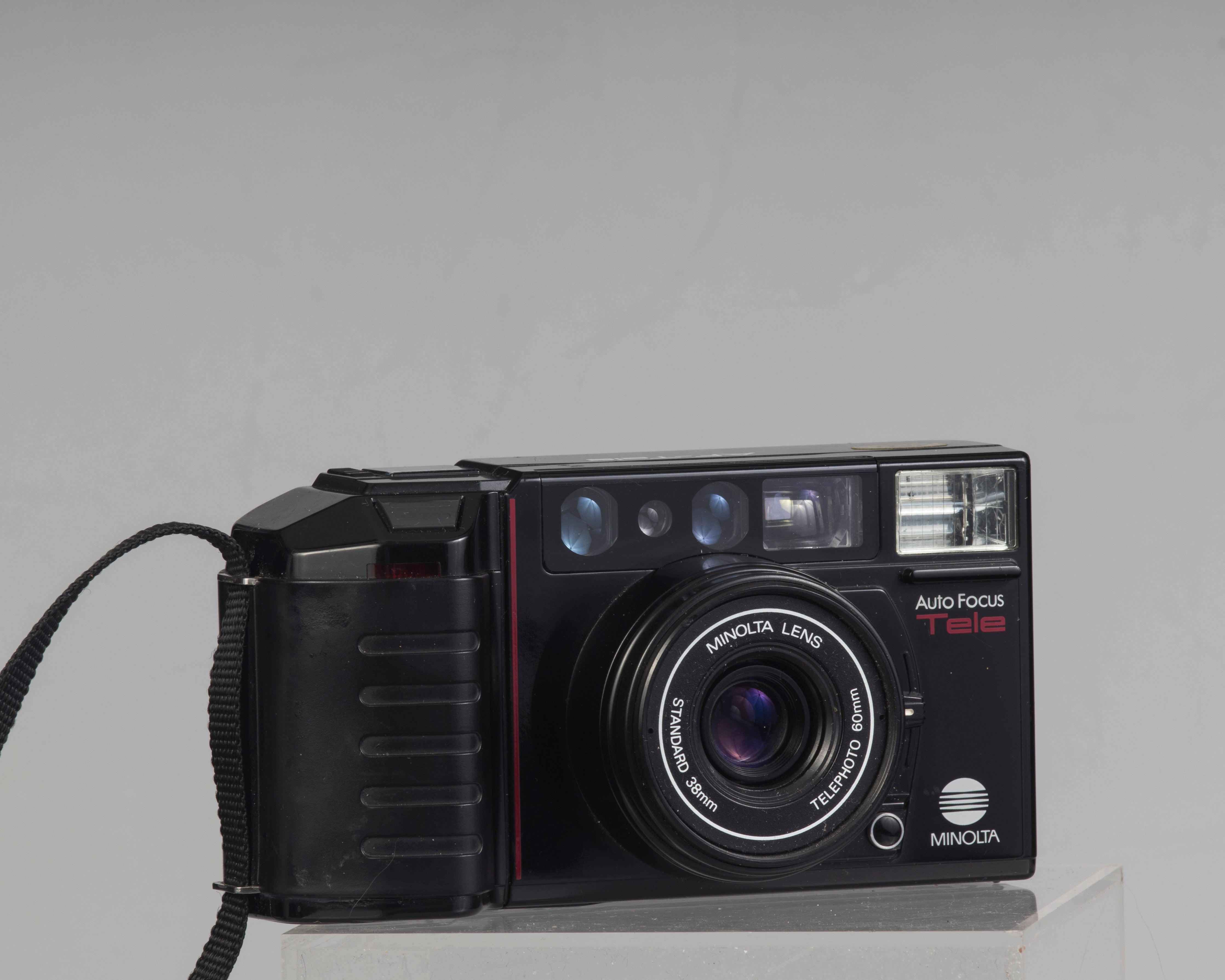 Minolta AF Tele dual lens 35mm point-and-shoot film camera (serial