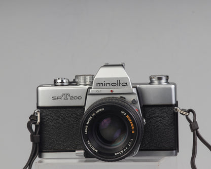 Minolta SRT 200 35mm SLR w/ Rokkor 50mm f1.7 lens