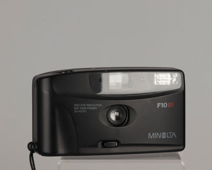 Appareil photo argentique Minolta F10BF 35 mm avec étui (série 34830119)