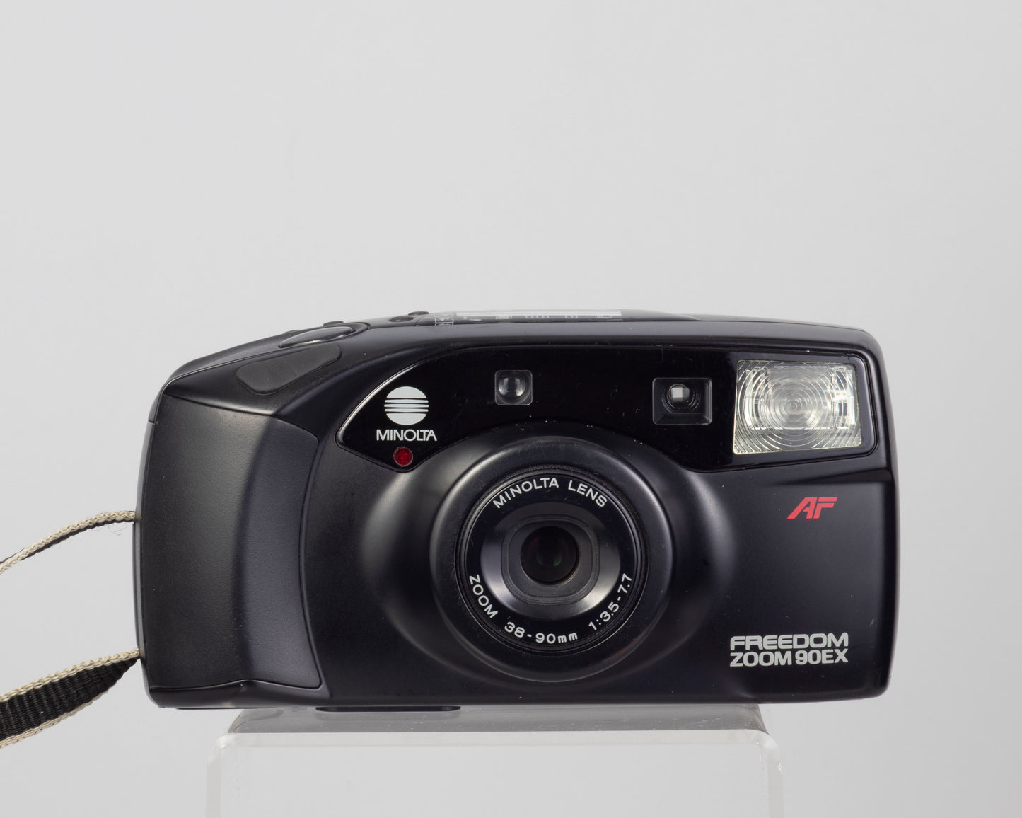 The Minolta Freedom 90EX is a superb 35mm zoom point-and-shoot from the 1990s. It's closely related to the Leica C2-Zoom (which was a Leica/Minolta collaboration)