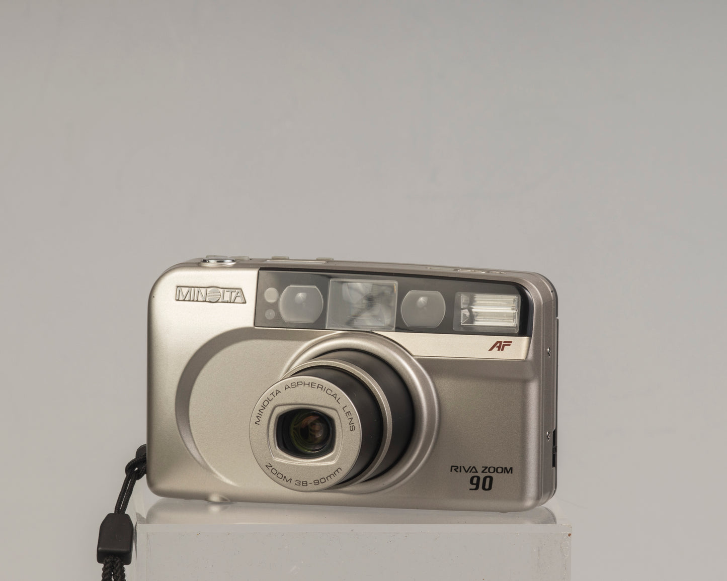 Minolta Riva Zoom 35mm camera (serial 40205956)