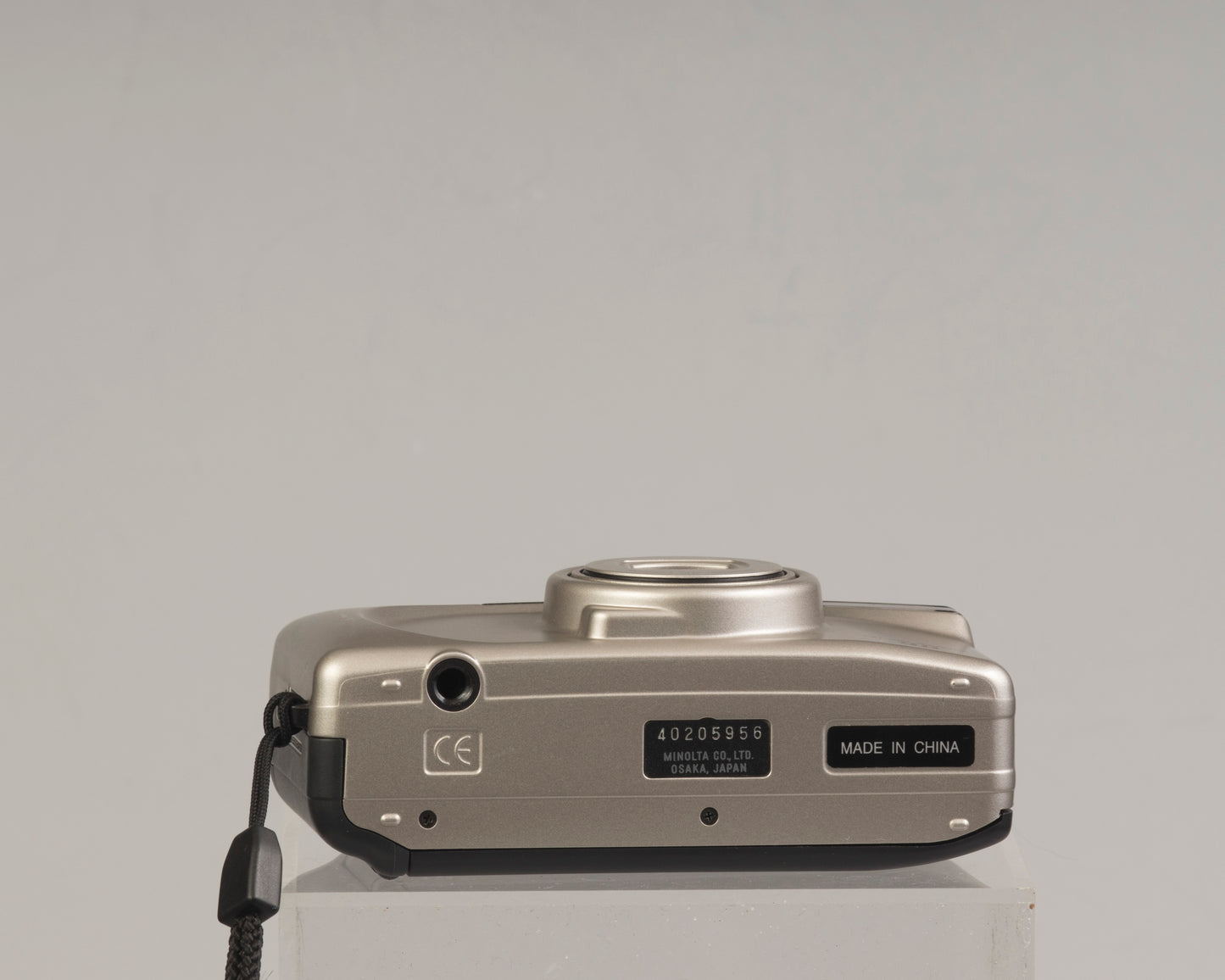 Minolta Riva Zoom 35mm camera (serial 40205956)