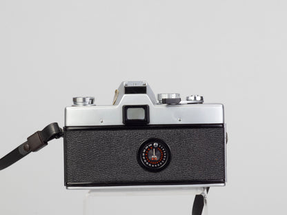 Minolta SRT 101 SLR 35 mm avec objectif MC Rokkor PF 55 mm f1.7 + étui toujours prêt