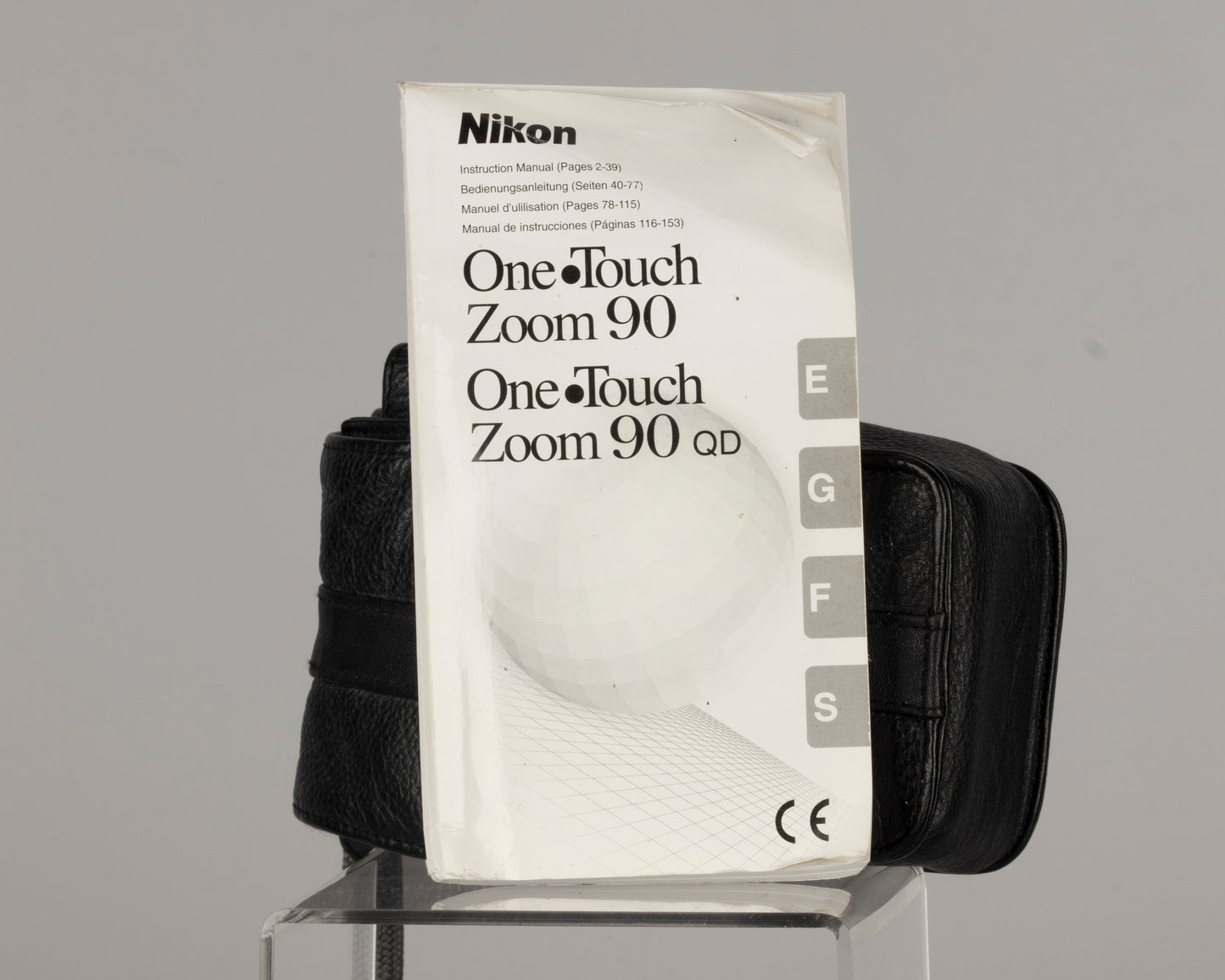 Appareil photo Nikon One Touch Zoom 90 35 mm avec étui et manuel (série 5146805)