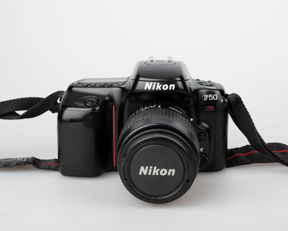 Nikon F50 35mm film SLR zoom outfit w/ AF 35-80mm lens + original boxes