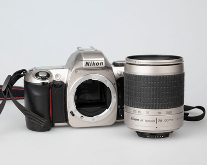 Nikon F65 (alias N65) SLR à film 35 mm avec objectif AF Nikkor 28-100 mm (série 2898438)