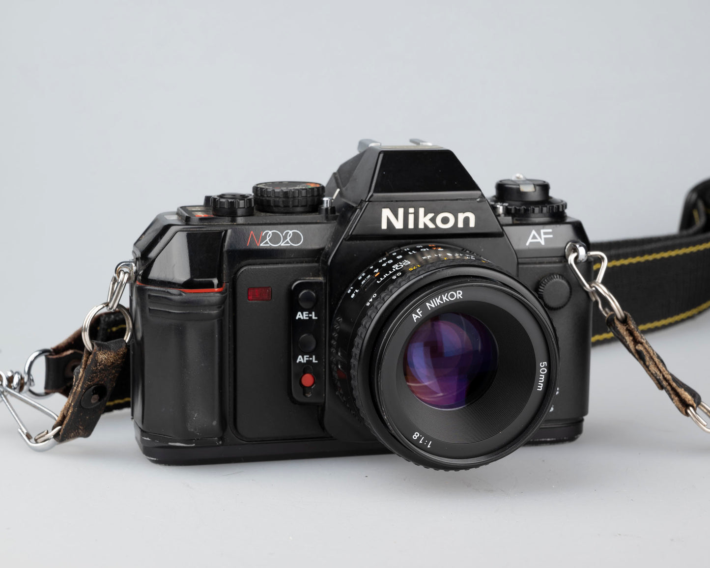 Nikon N2020 35mm film SLR w/ AF Nikkor 50mm f1.8 lens