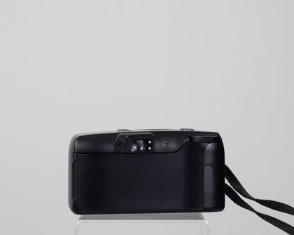 The Olympus Infinity Accura Zoom 105 35mm film camera with 38-105mm zoom lens