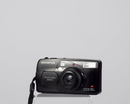 The Olympus Infinity Accura Zoom 105 35mm film camera with 38-105mm zoom lens