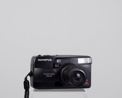 The Olympus Infinity Accura Zoom 105 35mm film camera with 38-105mm zoom lens