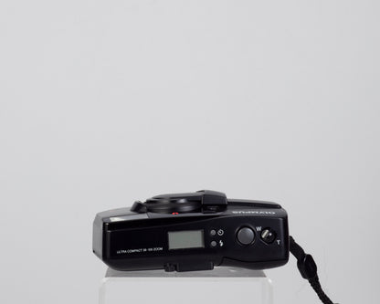 The Olympus Infinity Accura Zoom 105 35mm film camera with 38-105mm zoom lens