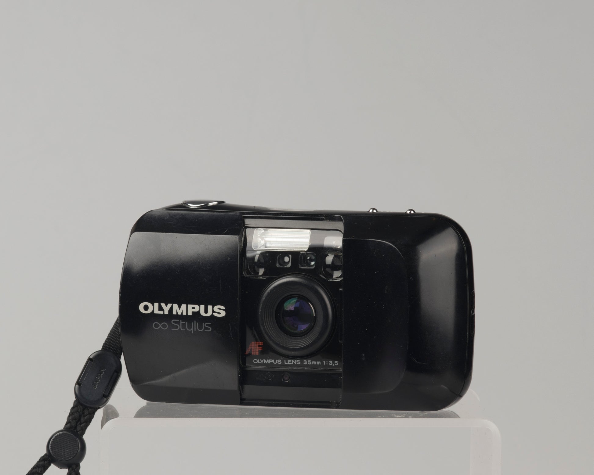 Olympus Infinity Stylus slightly angled view