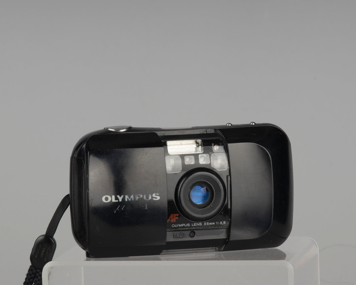 Appareil photo argentique Olympus Mju-1 (alias Infinity Stylus) 35 mm (viseur poussiéreux, mais testé sur film et fonctionnant très bien)
