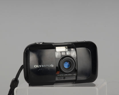 Appareil photo argentique Olympus Mju-1 (alias Infinity Stylus) 35 mm (viseur poussiéreux, mais testé sur film et fonctionnant très bien)