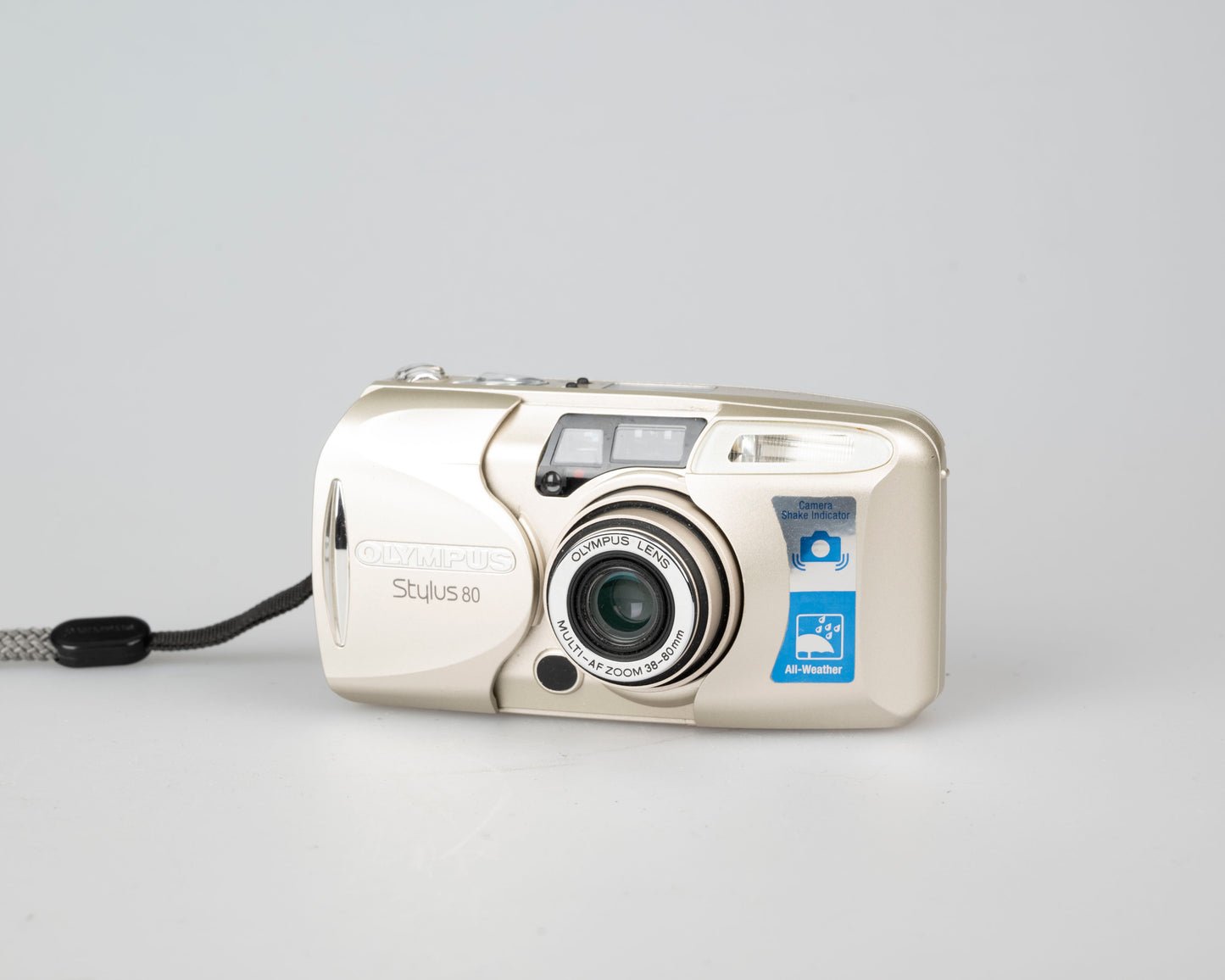 Olympus Stylus 80 (aka µ[mju:]-III 80) 35mm film camera w/ case (serial 4349346)