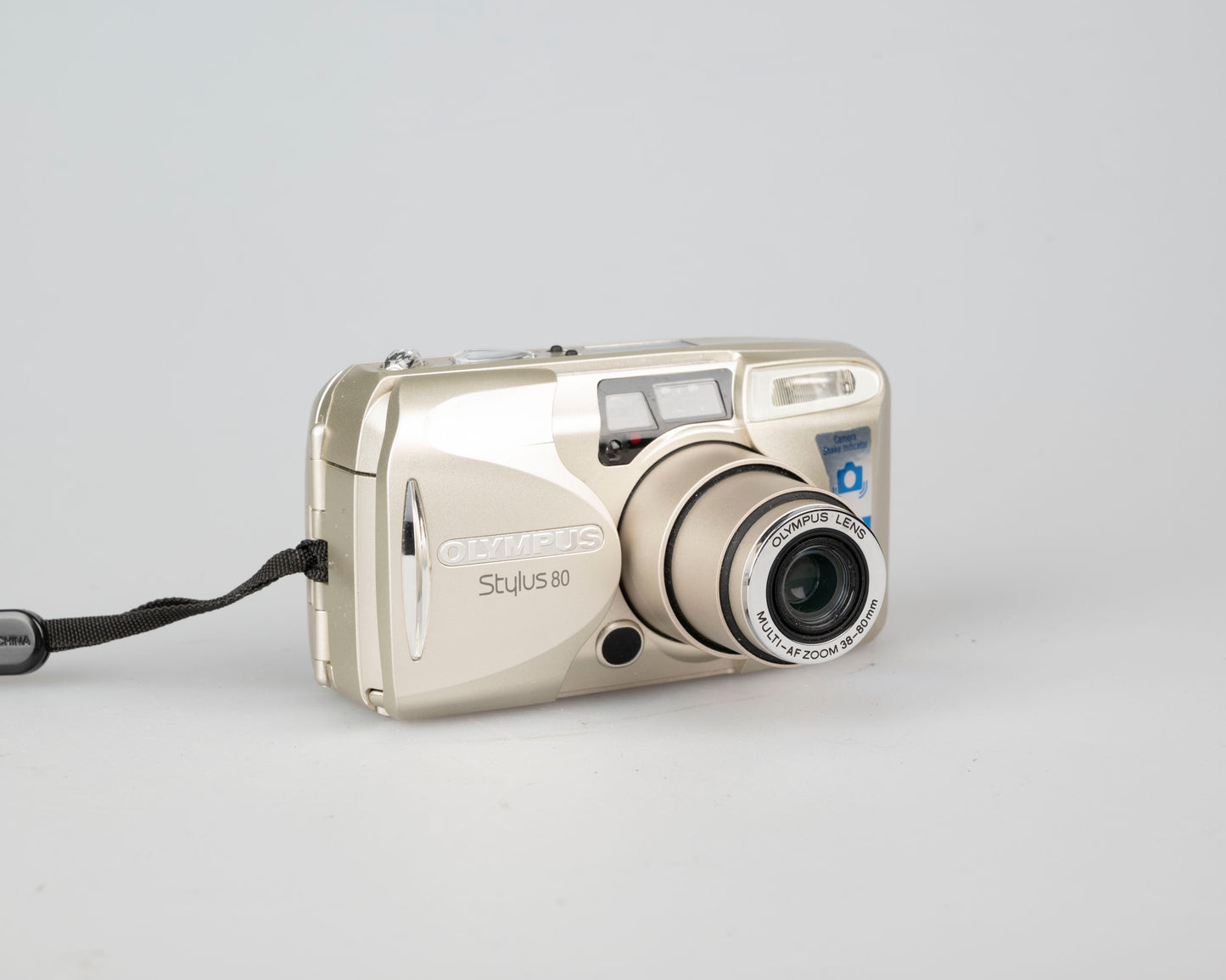 Olympus Stylus 80 (aka µ[mju:]-III 80) 35mm film camera w/ case (serial 4349346)