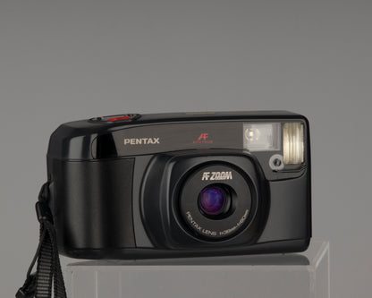 The Pentax Zoom60 (aka IQZoom60 ) is an autofocus 35mm film camera from the late 1980s