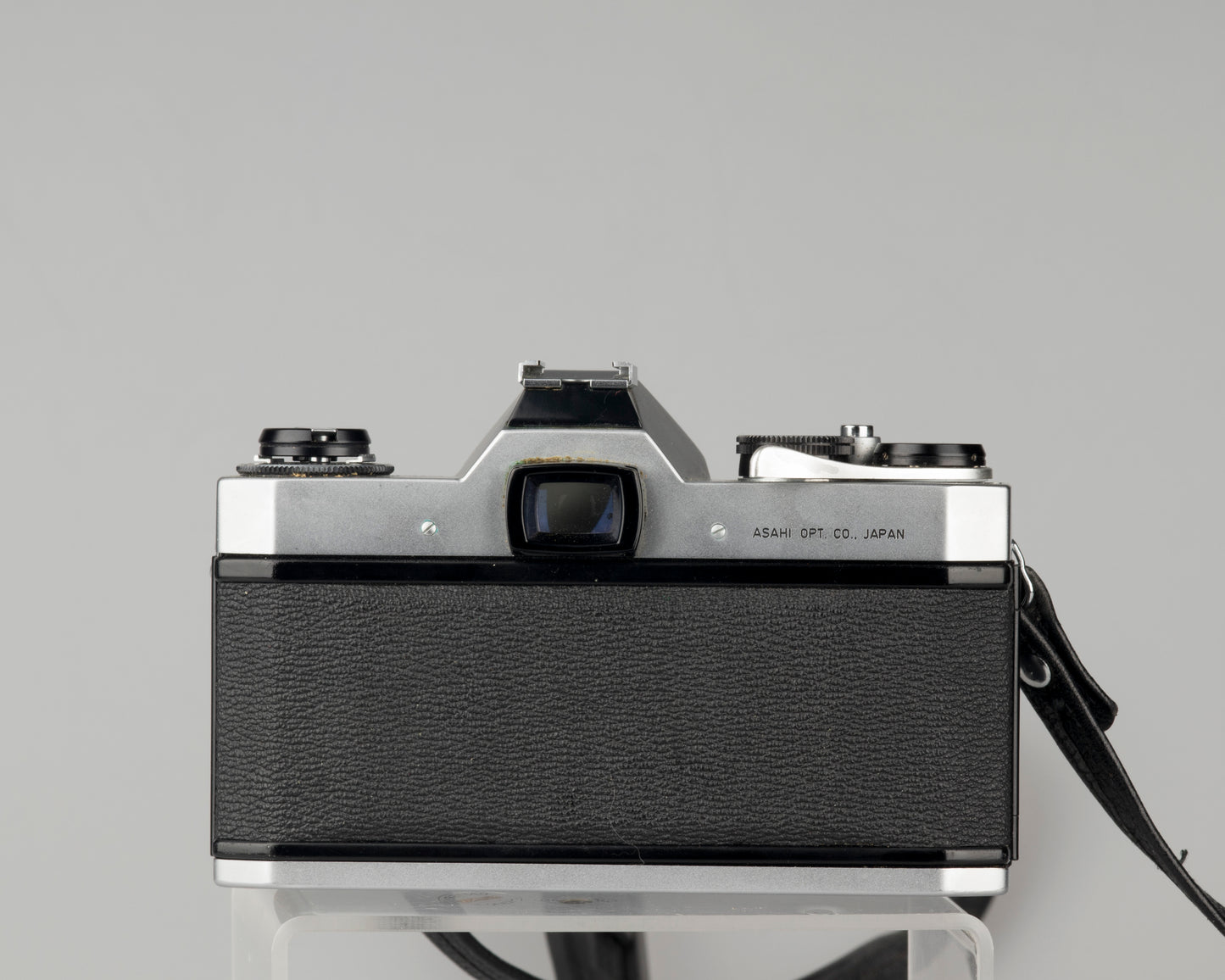 Pentax Spotmatic SP II w/ SMC Takumar 55mm f1.8 lens + leather case // modified for modern batteries