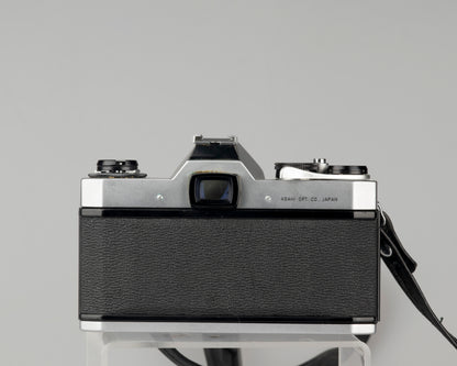 Pentax Spotmatic SP II w/ SMC Takumar 55mm f1.8 lens + leather case // modified for modern batteries