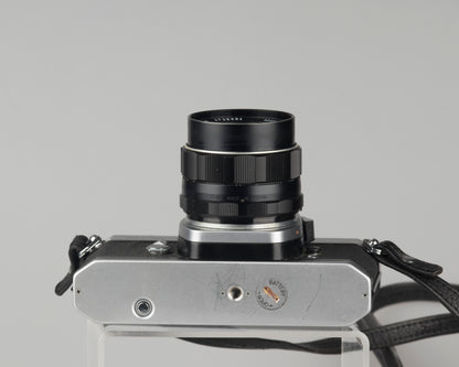 Pentax Spotmatic SP II w/ SMC Takumar 55mm f1.8 lens + leather case // modified for modern batteries