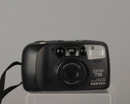 Appareil photo Pentax Espio 738 35 mm avec étui rembourré