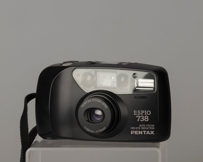 Appareil photo Pentax Espio 738 35 mm avec étui rembourré
