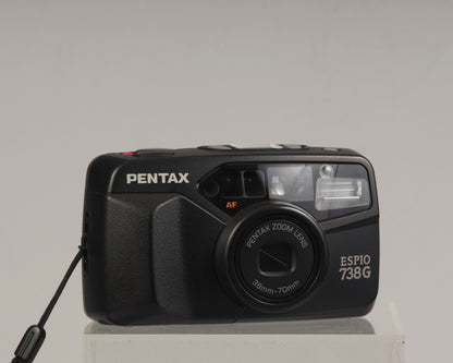 Appareil photo Pentax Espio 738G 35 mm avec étui d'origine (série 1710853)