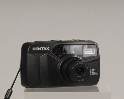 Appareil photo Pentax Espio 738G 35 mm avec étui d'origine (série 1710853)